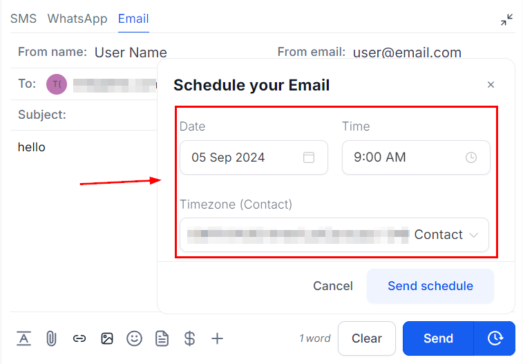How to Send an Email – figure 15