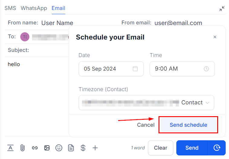 How to Send an Email – figure 16