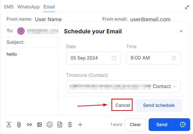 How to Send an Email – figure 17