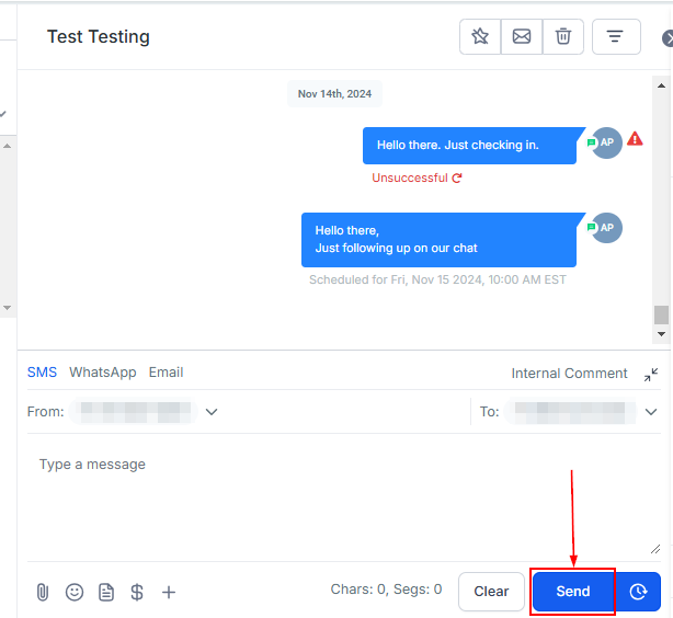 How To Send An SMS – figure 10