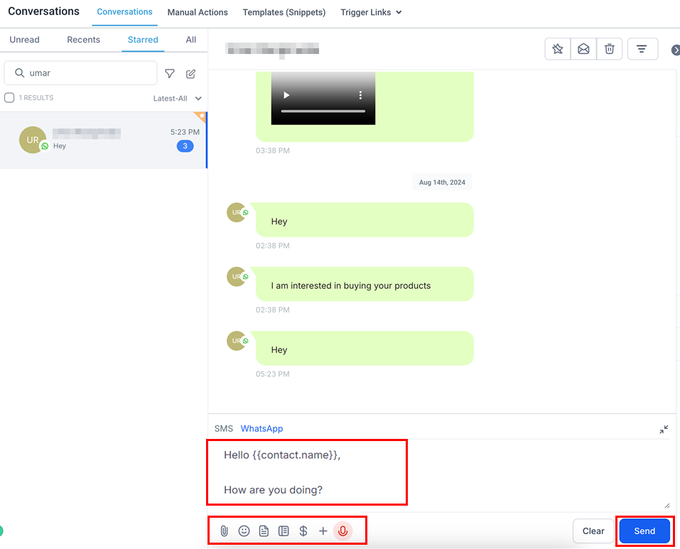 How to Use Snippets for WhatsApp Messaging – figure 6