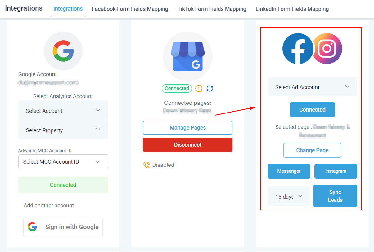 How to Use Your Facebook Integration Within Conversations – figure 1