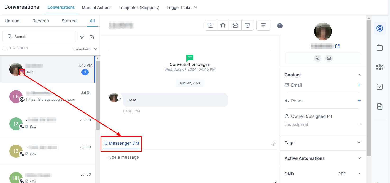Instagram Direct Messaging – figure 2