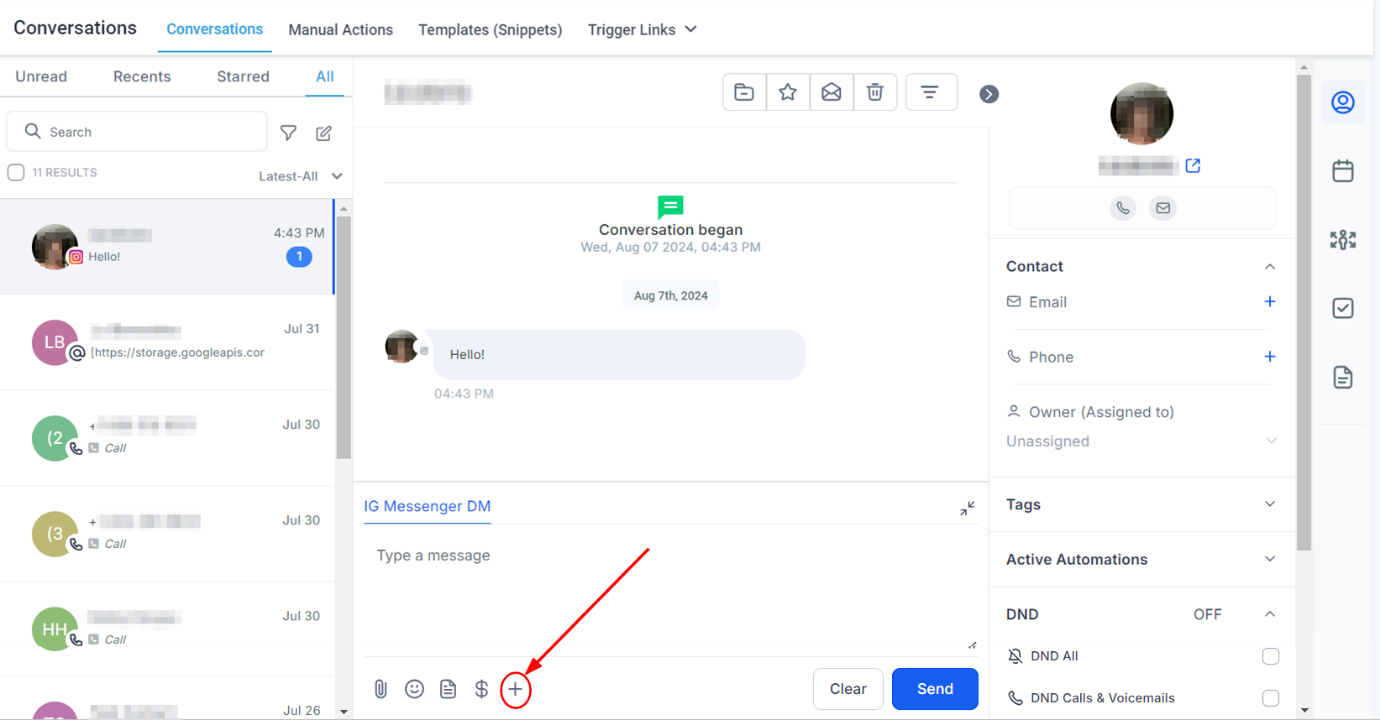 Instagram Direct Messaging – figure 7