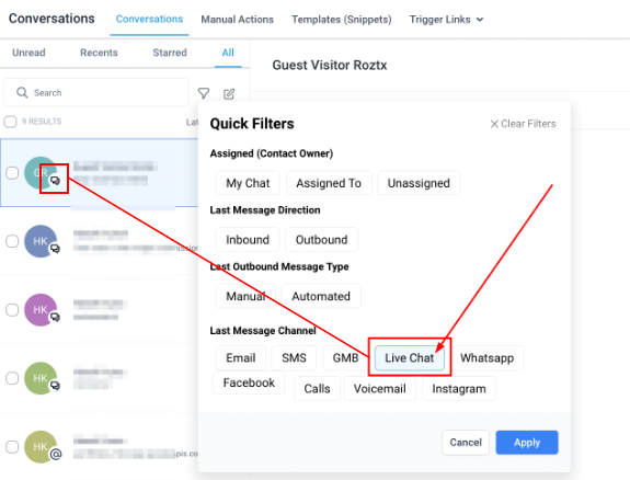 Live Chat – figure 2