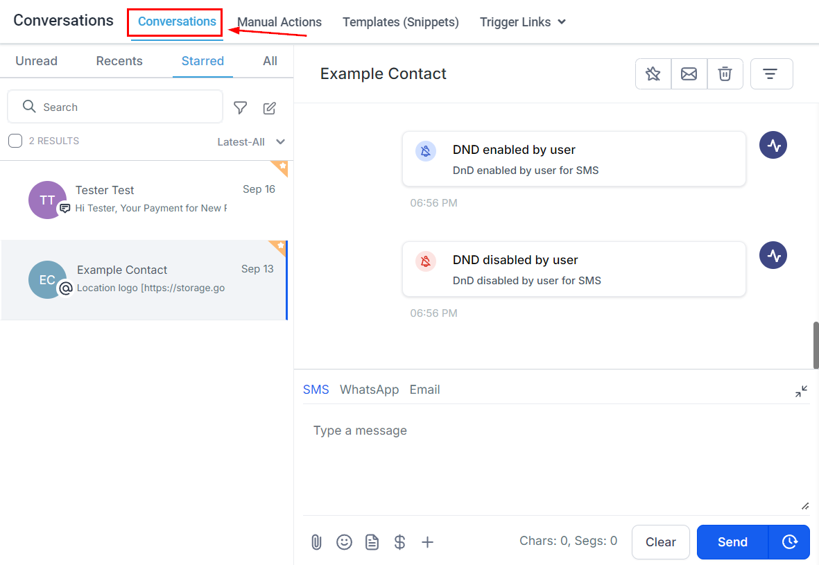 Requesting Payment in Conversations – figure 2