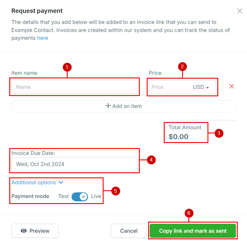 Requesting Payment in Conversations – figure 5
