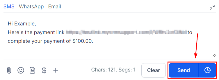 Requesting Payment in Conversations – figure 7