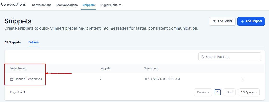 Text & Email Snippets Overview – figure 15