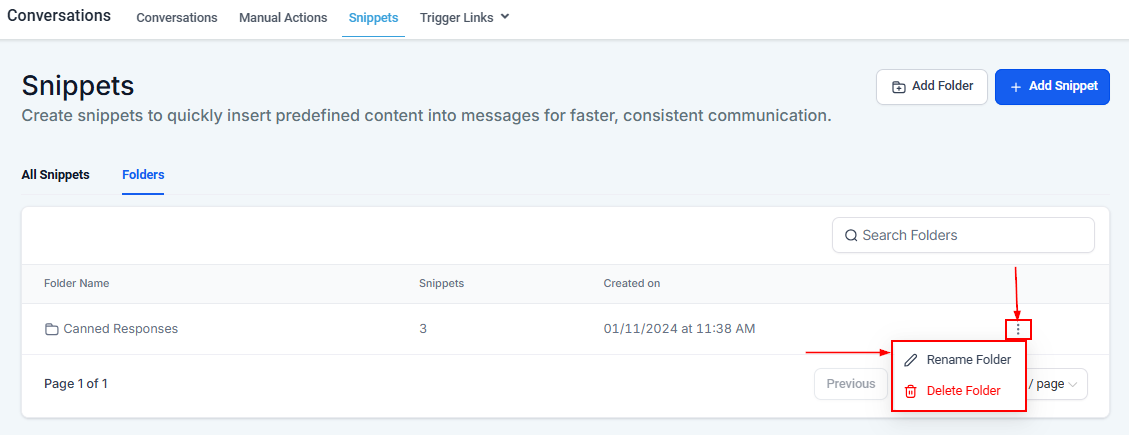 Text & Email Snippets Overview – figure 18