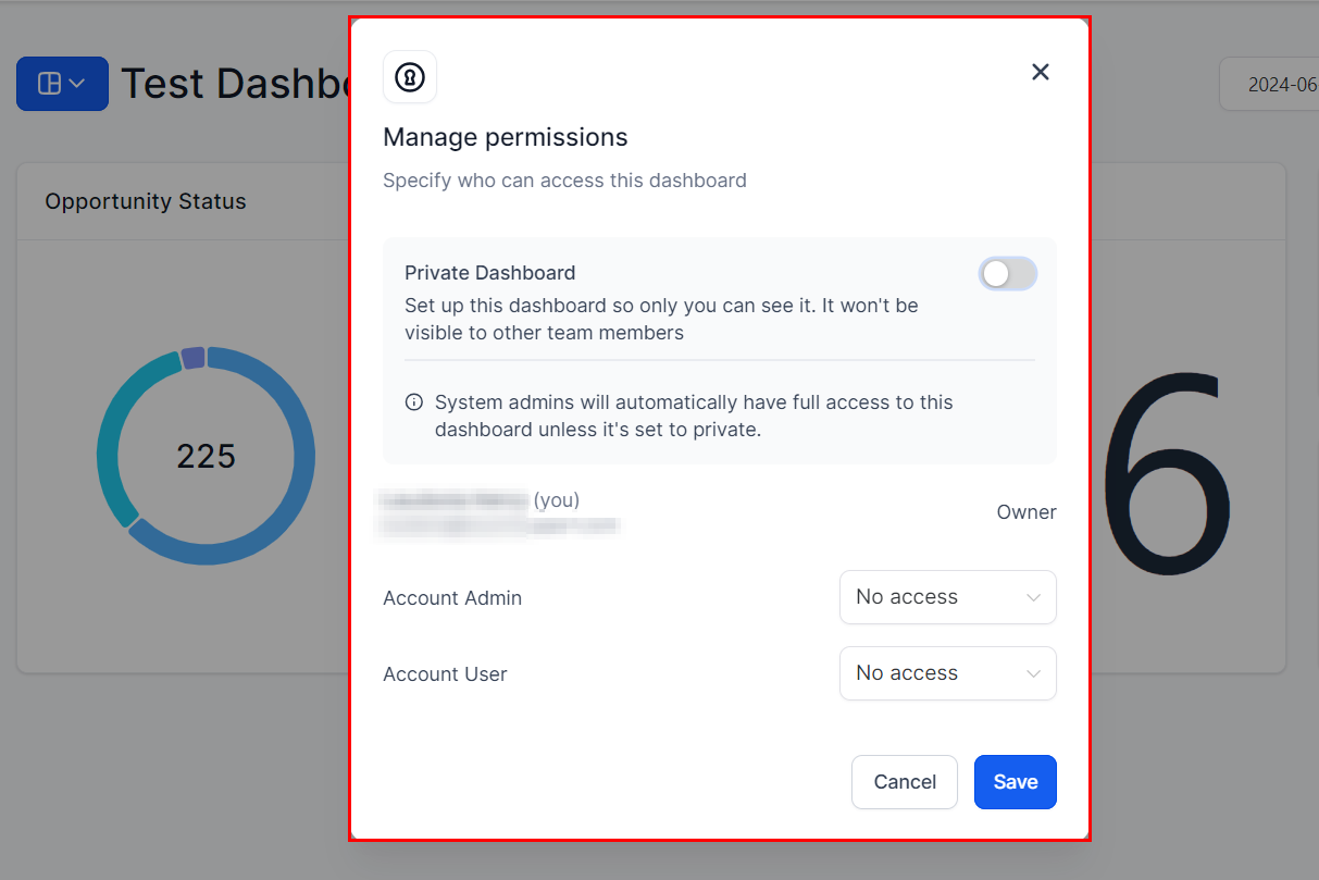 Dashboard Permissions – figure 3