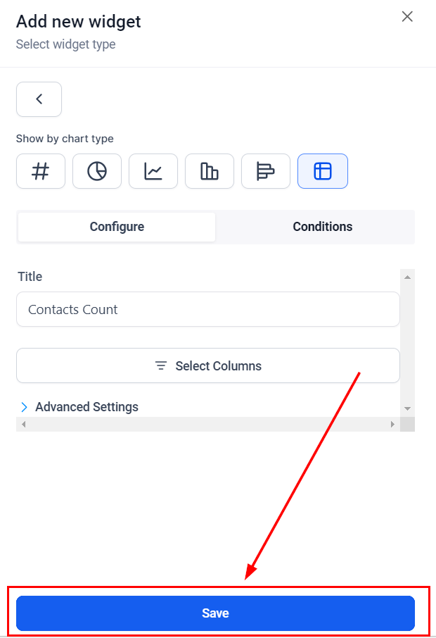 Filtering by Attribution in Contact Custom Widgets – figure 12