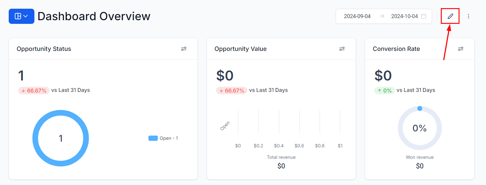 How to Add Appointment Widgets to the Dashboard – figure 1