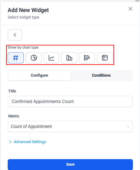 How to Add Appointment Widgets to the Dashboard – figure 4
