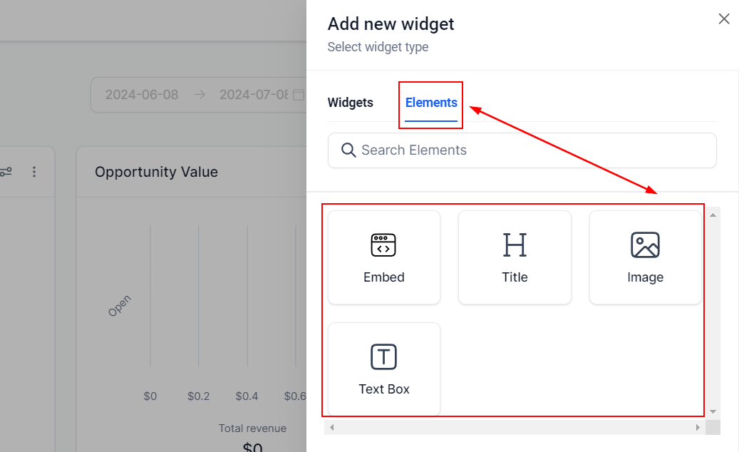 How to Add Elements to Your Dashboard – figure 3