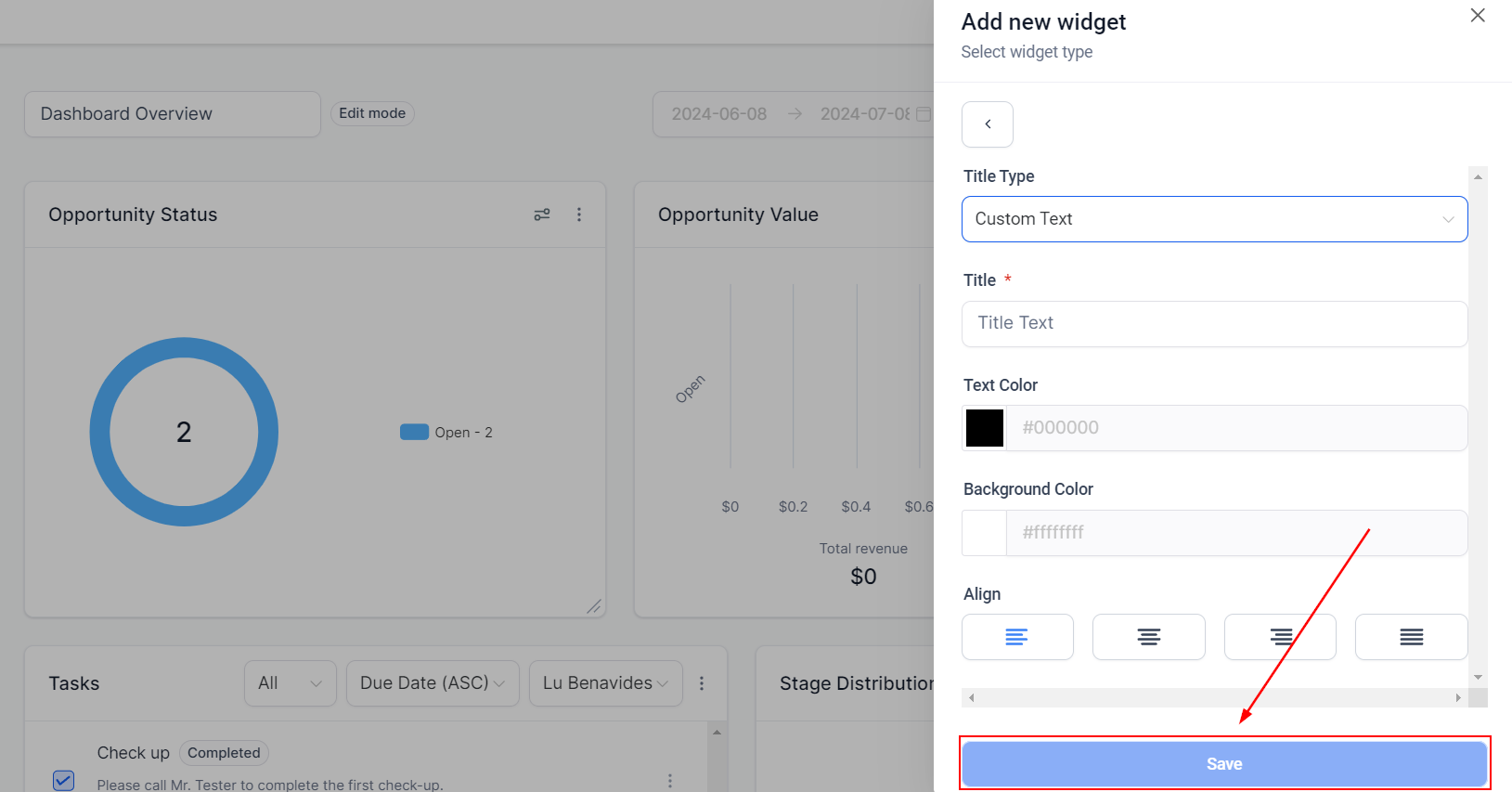 How to Add Elements to Your Dashboard – figure 4