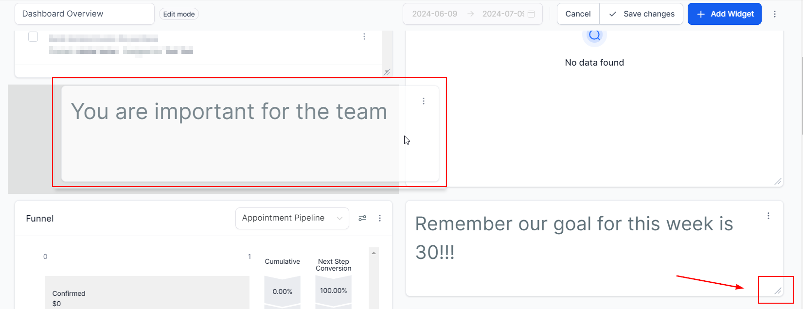 How to Add Text Boxes to Your Dashboard – figure 5