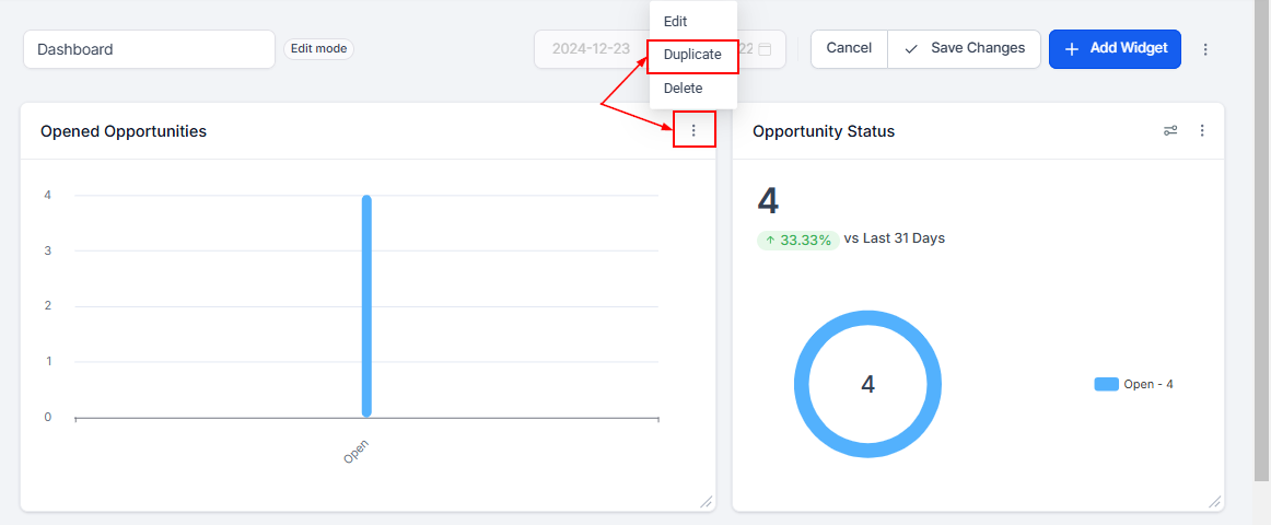 How to Duplicate a Widget – figure 2