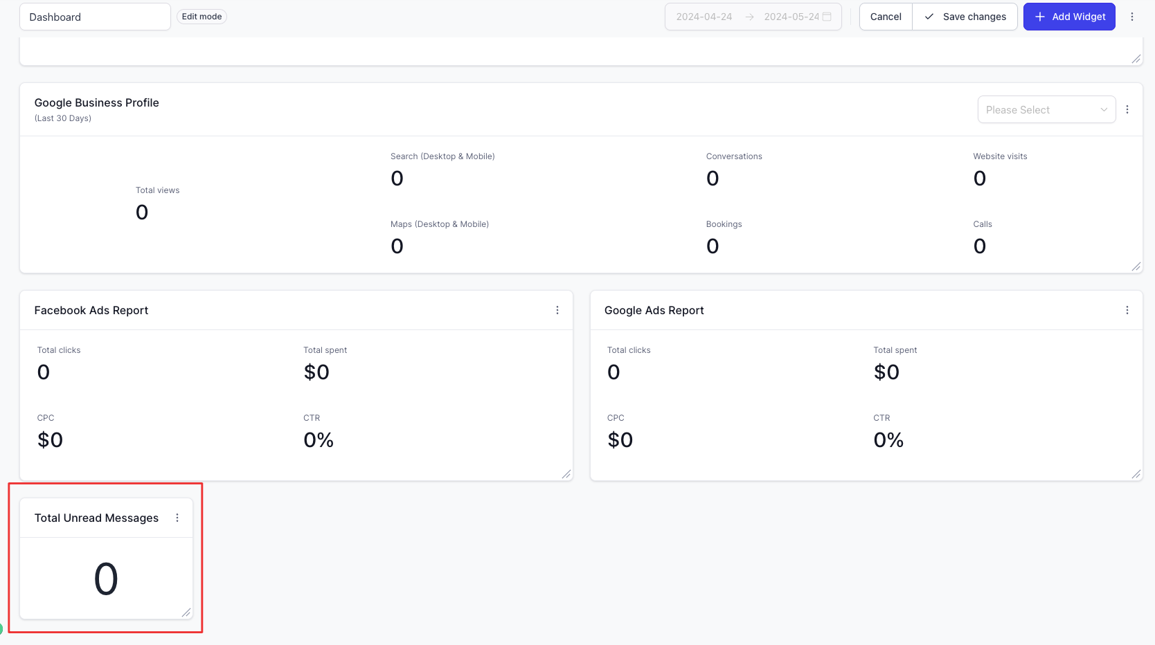 How to Use Conversation Widgets on Your Dashboard – figure 5