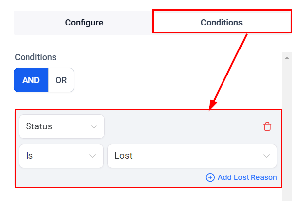 Lost Reason Filter for Opportunity Widgets – figure 2