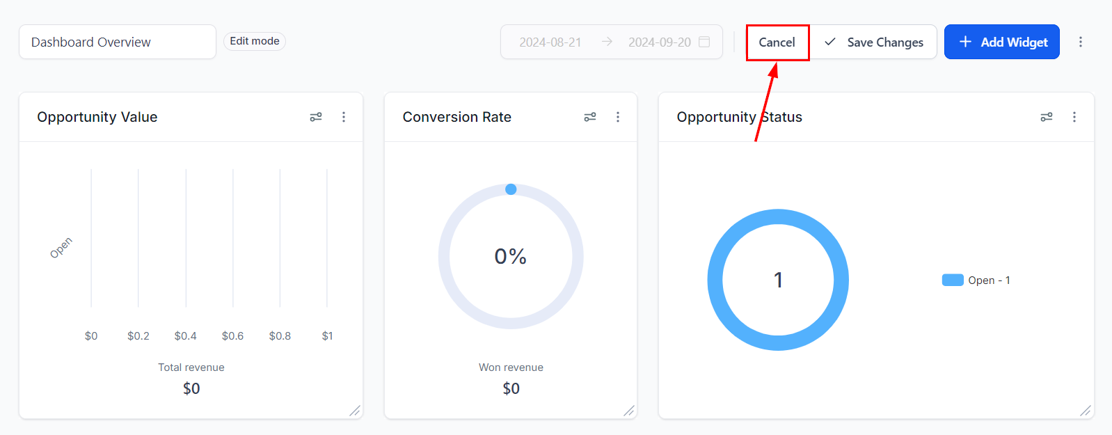 Rearrange Widgets – figure 4