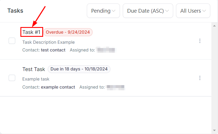 Task Widget – figure 4