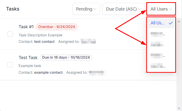 Task Widget – figure 5