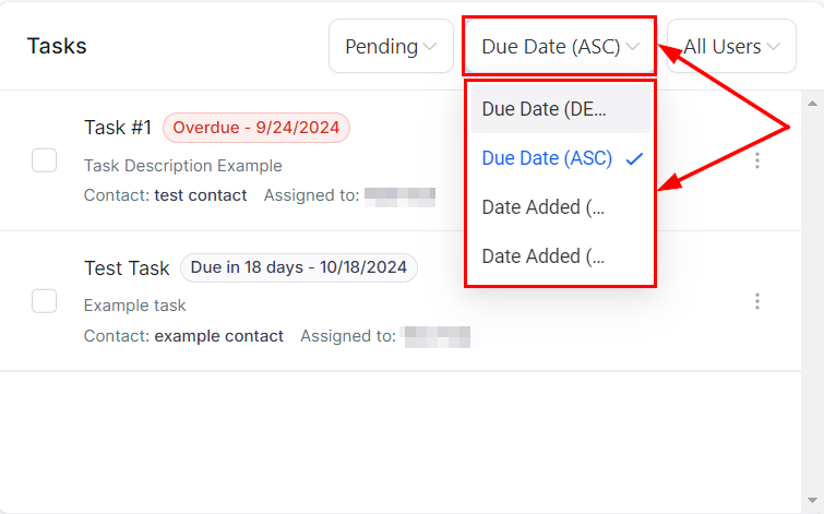 Task Widget – figure 6