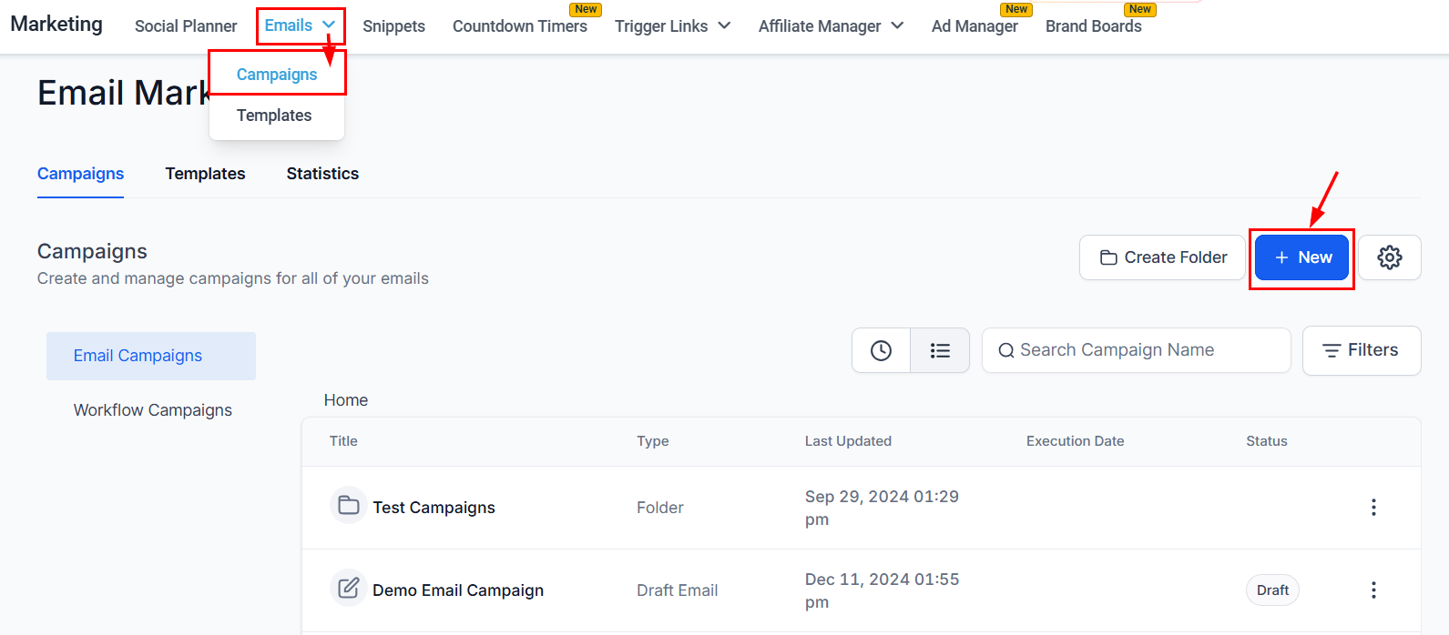 AB Test Email Campaign – figure 1