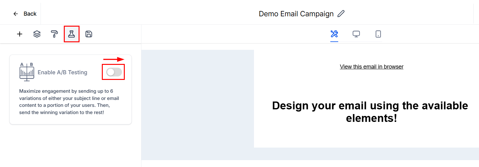 AB Test Email Campaign – figure 3