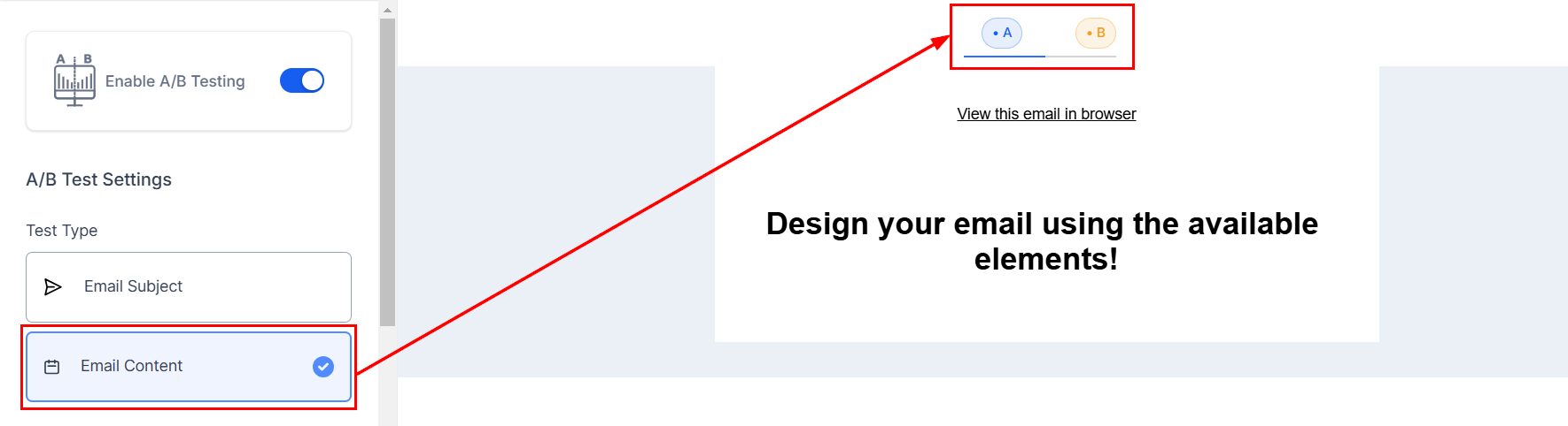 AB Test Email Campaign – figure 9