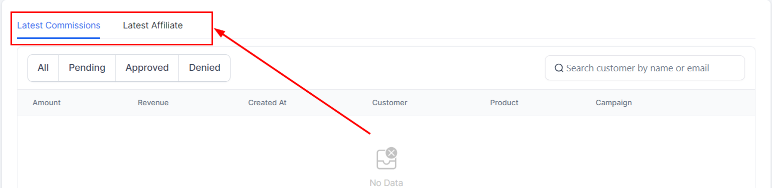 Affiliate Manager Dashboard – figure 9