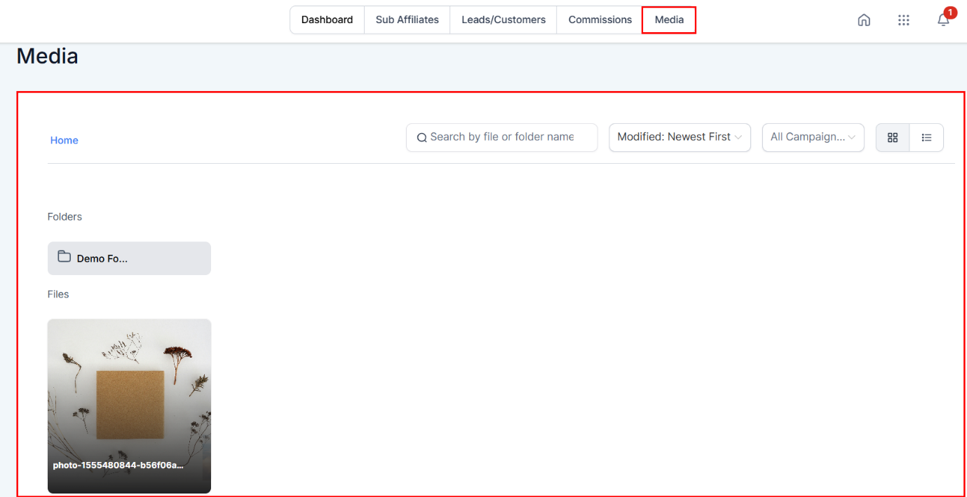 Affiliate Manager Media – figure 13