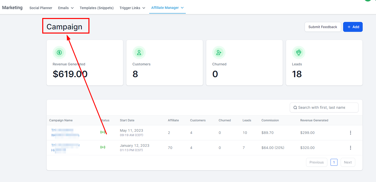 Affiliate Manager Overview – figure 1