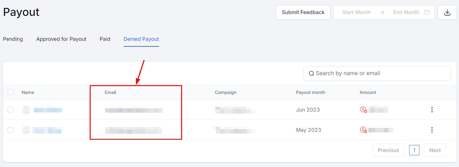 Affiliate Payouts – figure 33