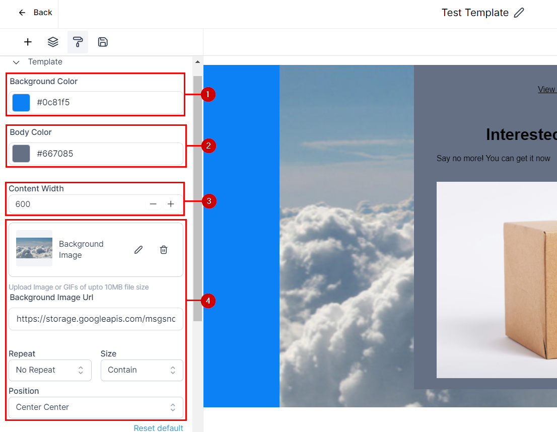 Appearance Tab – figure 2
