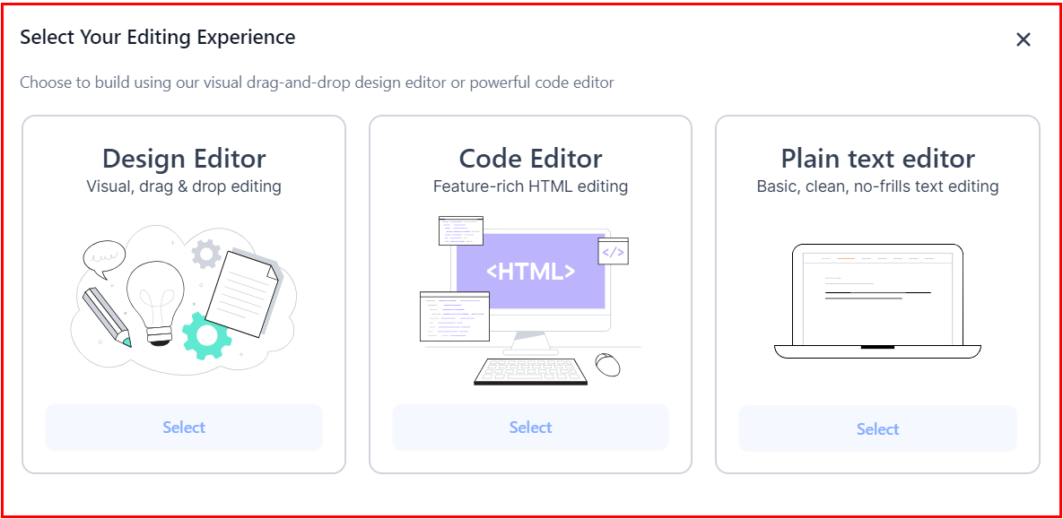 Building Emails – figure 3