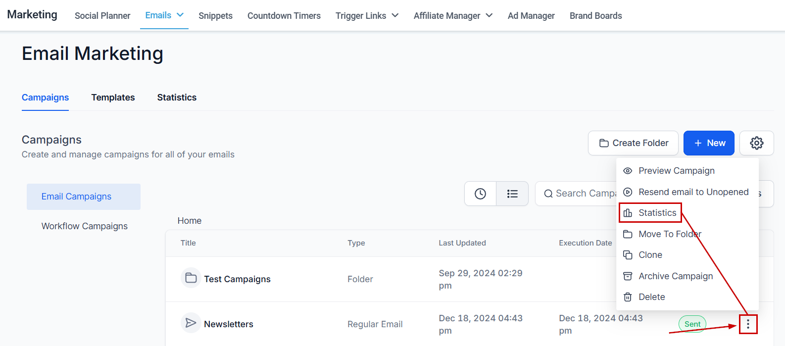 Click Tracking for Email Campaigns – figure 7