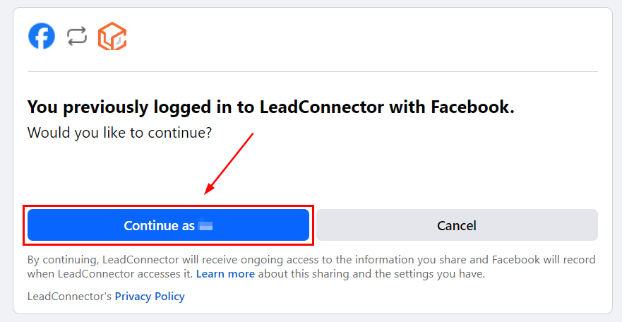 Connecting Facebook Pages (Social Posting) – figure 4