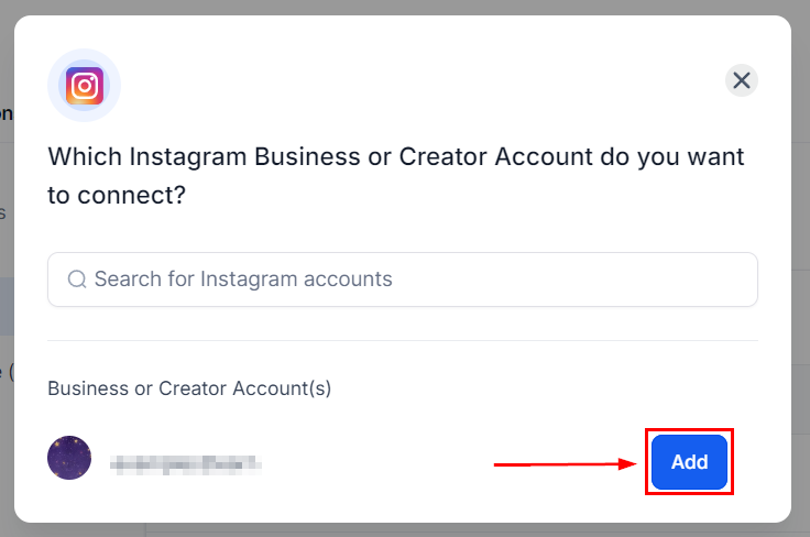 Connecting Instagram (Social Posting) – figure 5