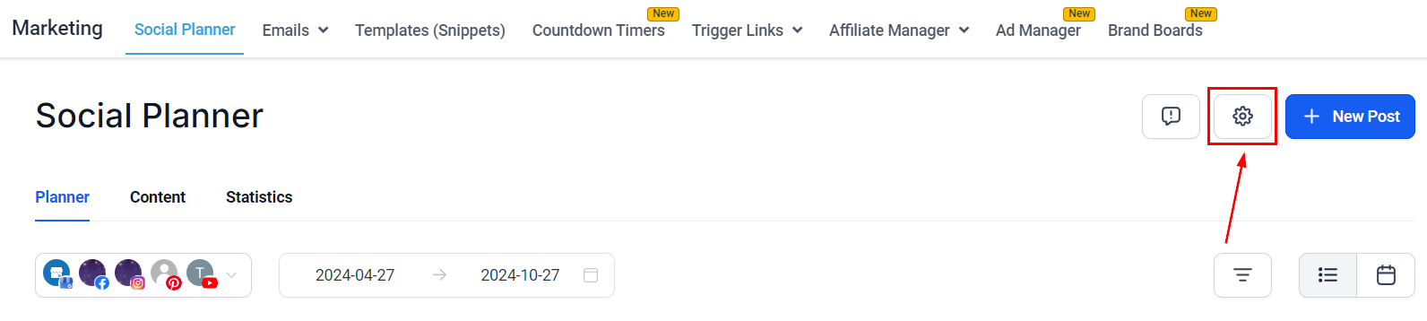 Connecting Twitter account (Social Posting) – figure 2