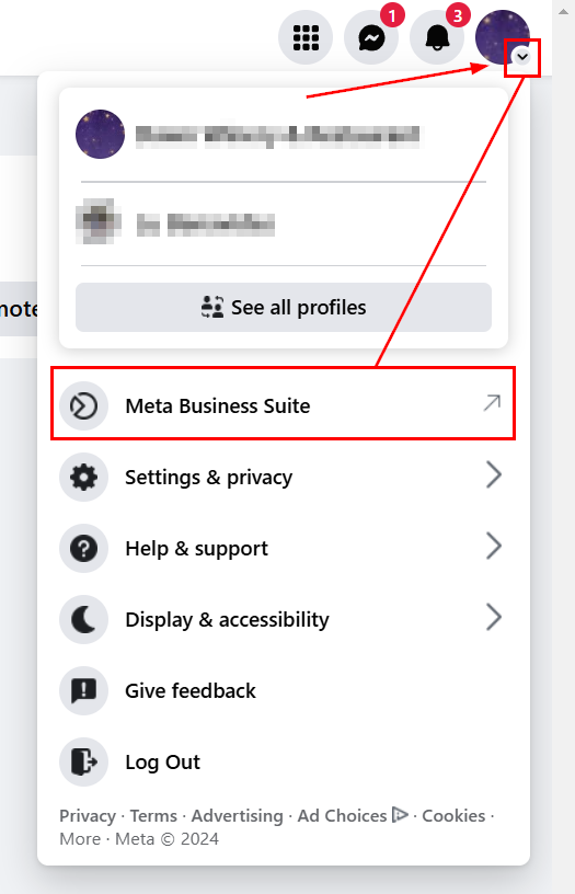 Connecting Your Instagram Business Account to Your Facebook Account – figure 1