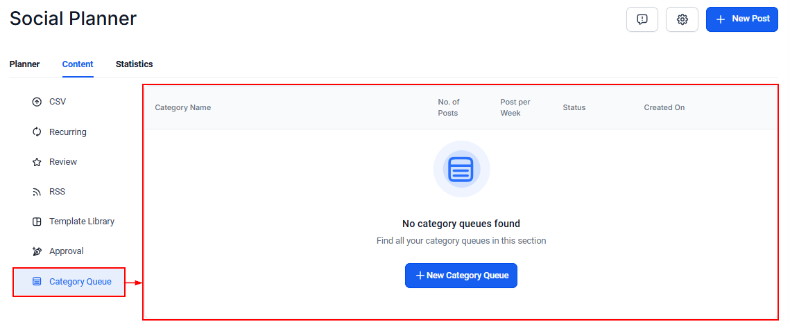 Content in Social Planner – figure 11