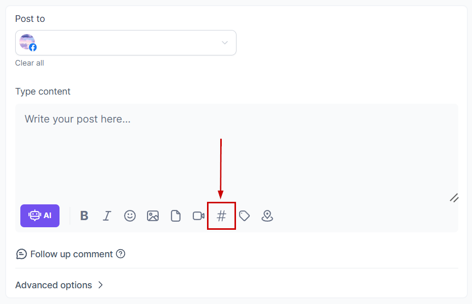 Create Group Hashtags within the Social Planner – figure 2