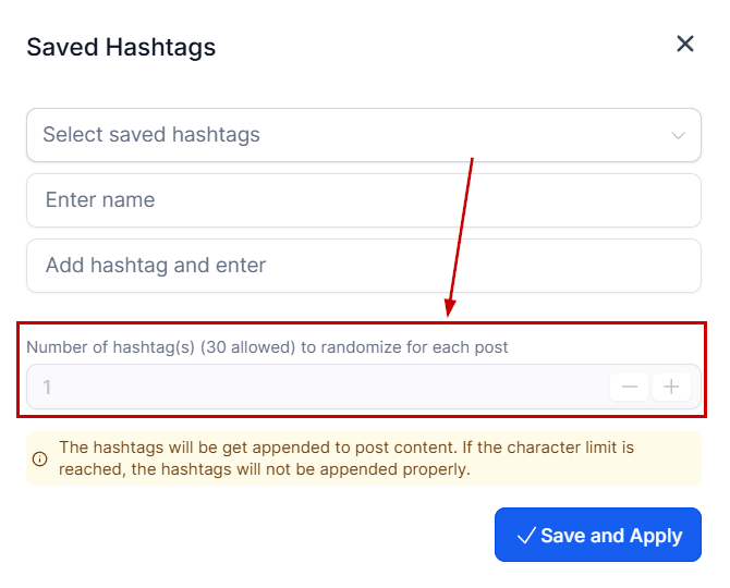 Create Group Hashtags within the Social Planner – figure 5