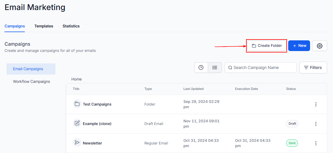 Email Campaigns – figure 2