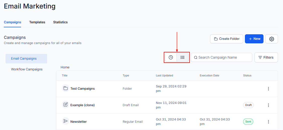 Email Campaigns – figure 5