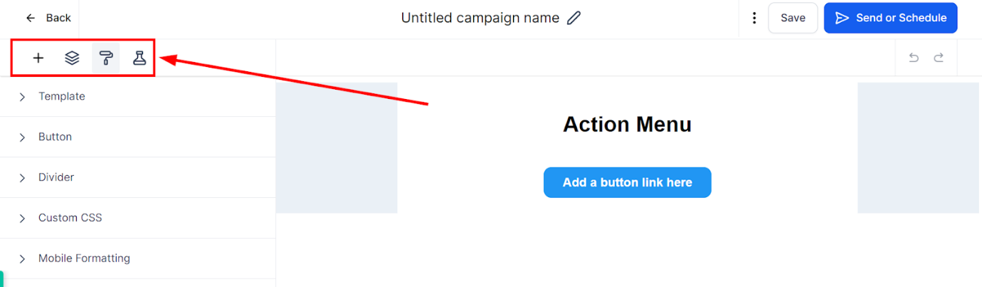 Email Edit Section – figure 2