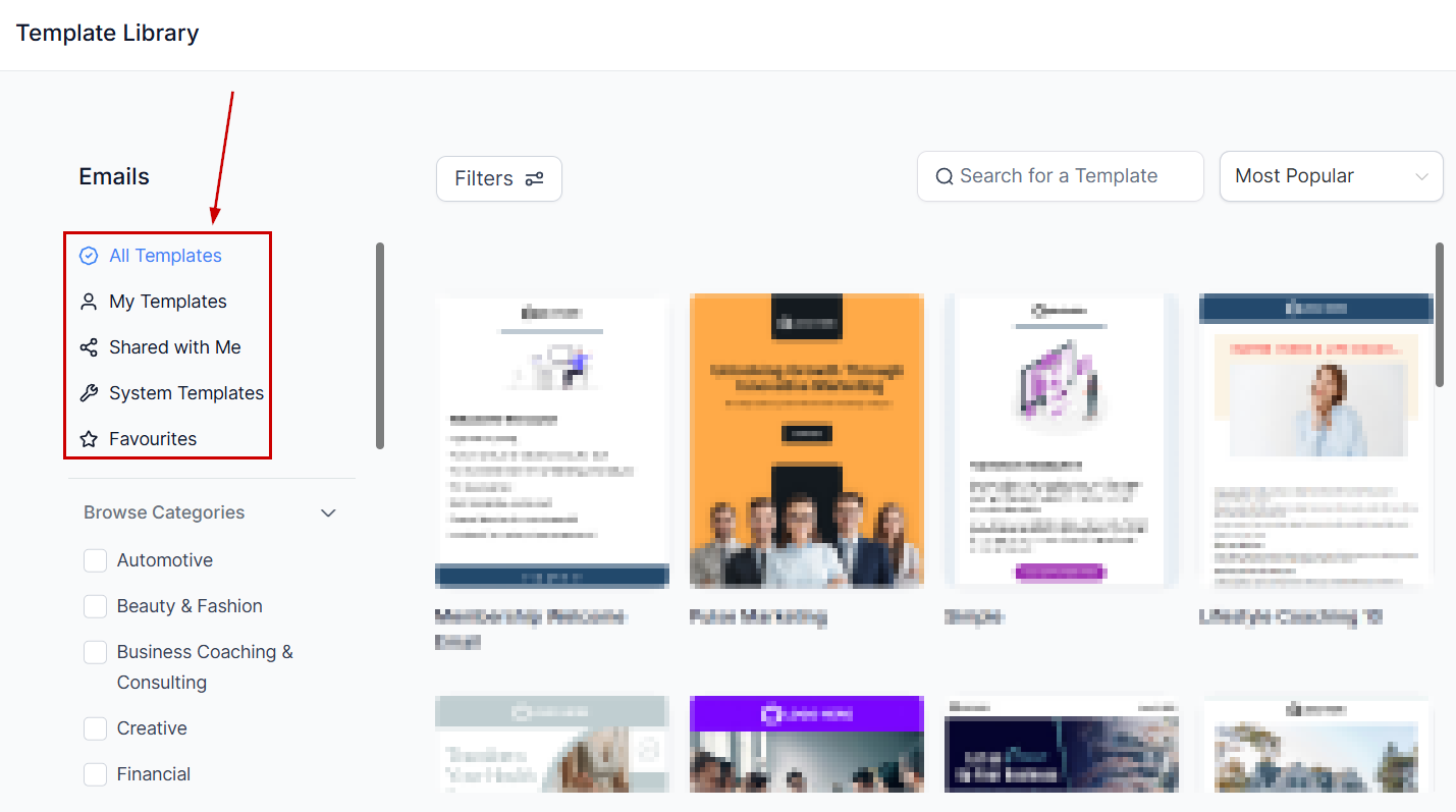 Email Template Library – figure 4