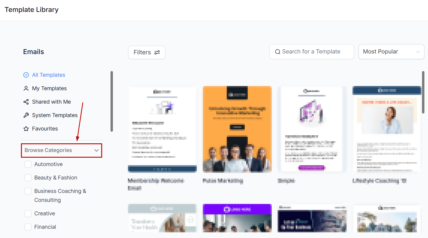 Email Template Library – figure 5